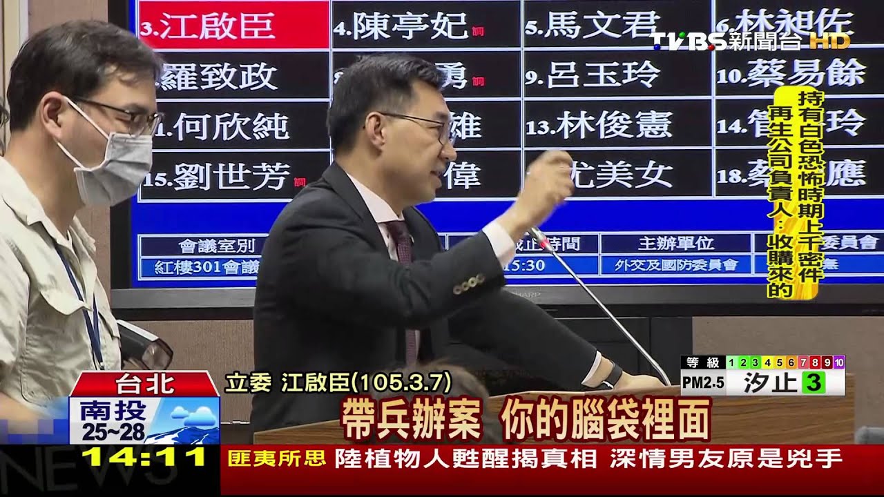 政戰保防處長、台北憲兵隊長 「調職待查」