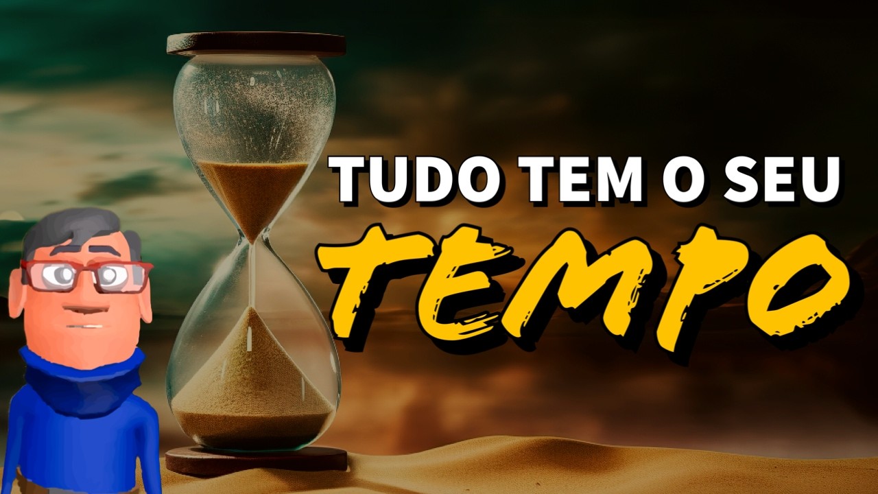 O TEMPO NÃO PARA: A VIDA É UM SOPRO - Minuto Reflexão