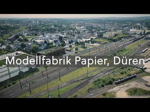 Spatenstich Modellfabrik Papier