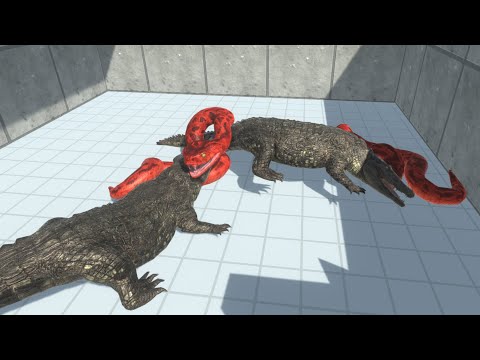Purussaurus Attack In The Pit - Animal Revolt Battle Simulator