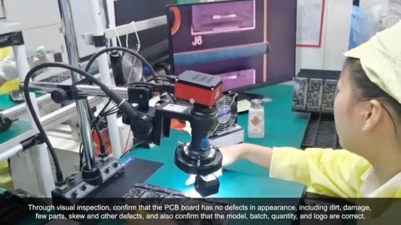 PCBA Visual Inspection Process in The Workshop