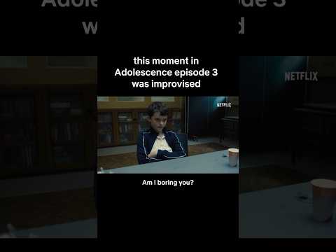 he’s so good, even his yawn is scary #Adolescence