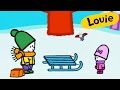 Louie Draw Me A Sledge Learn To Draw Cartoon For Kids