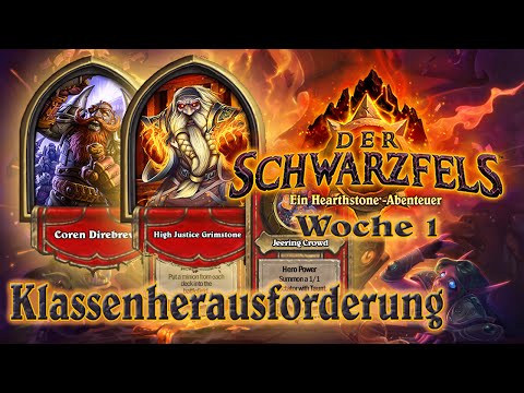 Hearthstone - Schwarzfels Abenteuer Teil 1 - Klassenherausforderungen (deutsch)