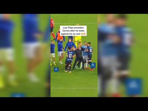 Lazio Vs Inter All Fights 2021 Joaquin Correa Combined