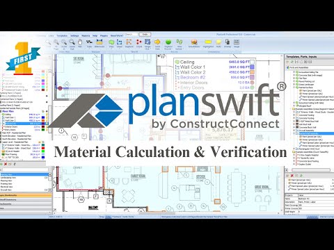 Material Calculation and Verification in Planswift