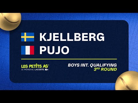 Les Petits As 2023 | Boys International Qualifications 3R | William Johan Kjellberg vs Octave Pujo