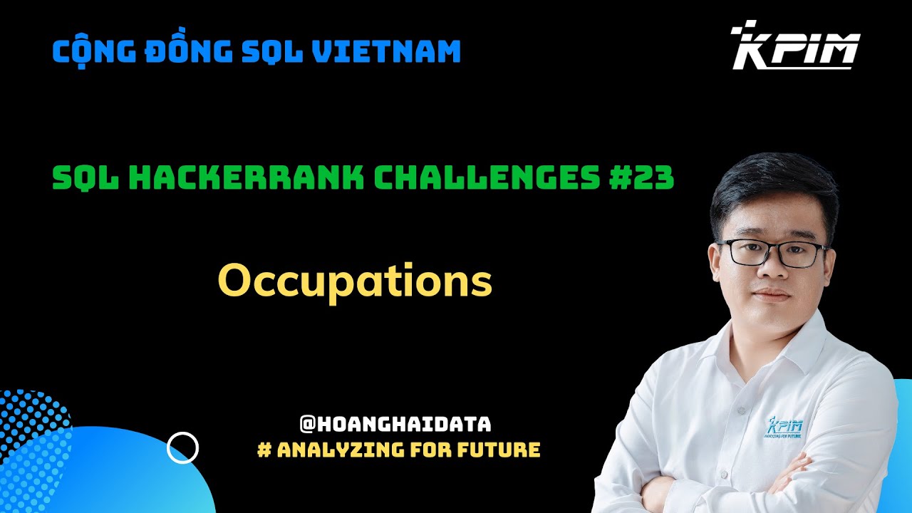 SQL HackerRank Challenges #23 - Occupations