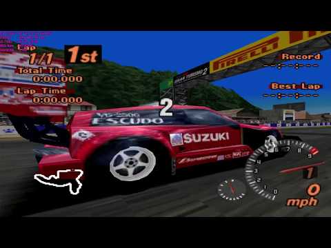 Gran Turismo 2 Walkthrough Part 123 - "Rally Events: Tahiti Dirt R3 Reverse #3"