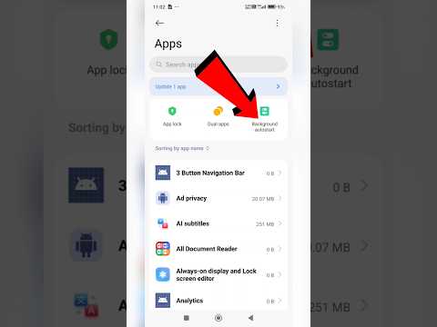 How to disable background autostart apps in redmi 🔥 || Off autostart background apps #shorts #tech