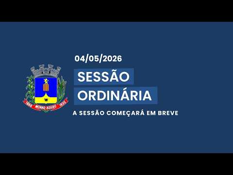 Sessão Ordinária da Câmara Municipal de Morro Agudo/SP 04-05-2026