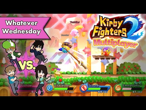 Kirby Fighters 2 Multiplayer! Yoshiller vs. CharlesCBernardo vs. Emmatronix vs. PraisedScooter!