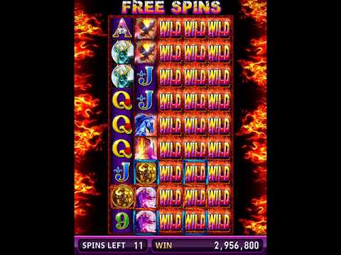 RUMBLE RUMBLE Video Slot Casino Game with a RETRIGGERED RUMBLE RUMBLE FREE SPIN BONUS