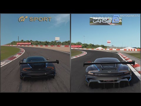 Gran Turismo Sport vs Project CARS 2 - Aston Martin Vulcan at Nurburgring