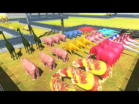 All Unit Color Championship 🦖 - Animal Revolt Battle Simulator 🦕