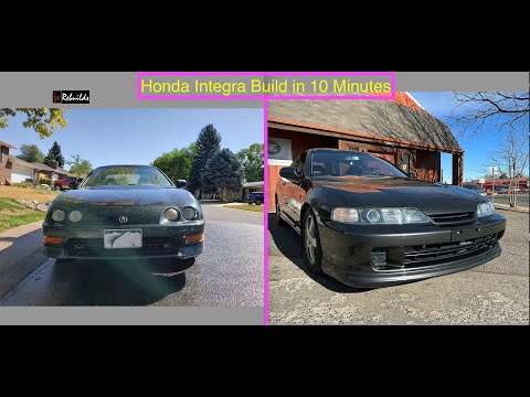 Ultimate Honda DC2 Integra K-Swap Build – in just 10 minutes!