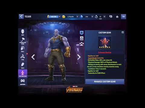 Mythic Thanos with ITGB Obelisk and Power of Angry Hulk Iso Set Build