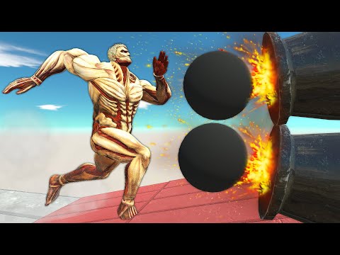 MONSTERS CLIMB THE CANNONBALL PATH - Animal Revolt Battle Simulator