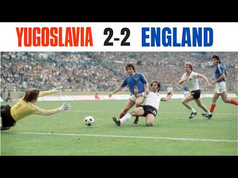 1974 England 2-2 Yugoslavia | Goals And Highligths