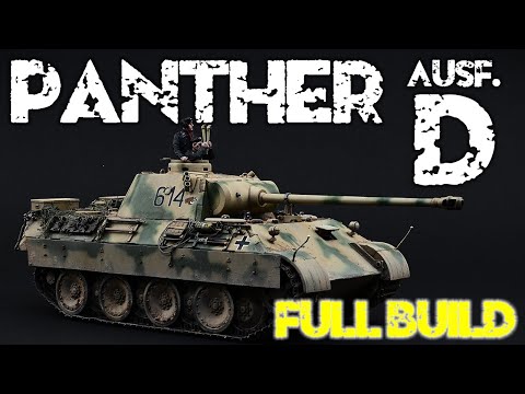 MENG PANTHER Ausf.D KURSK - FULL BUILD, 1/35 scale
