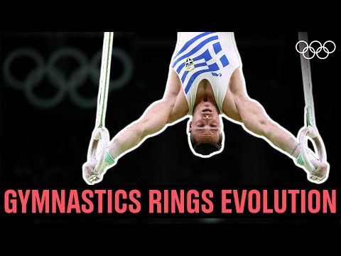 Evolution of the gymnastics rings at the Olympics!