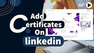 Add Certificates on Your LinkedIn Profile || Add pdf Certificate to LinkedIn   #linkedintutorial
