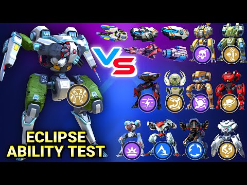 Eclipse Ability Test vs All Mechs and Weapons - Mech Arena