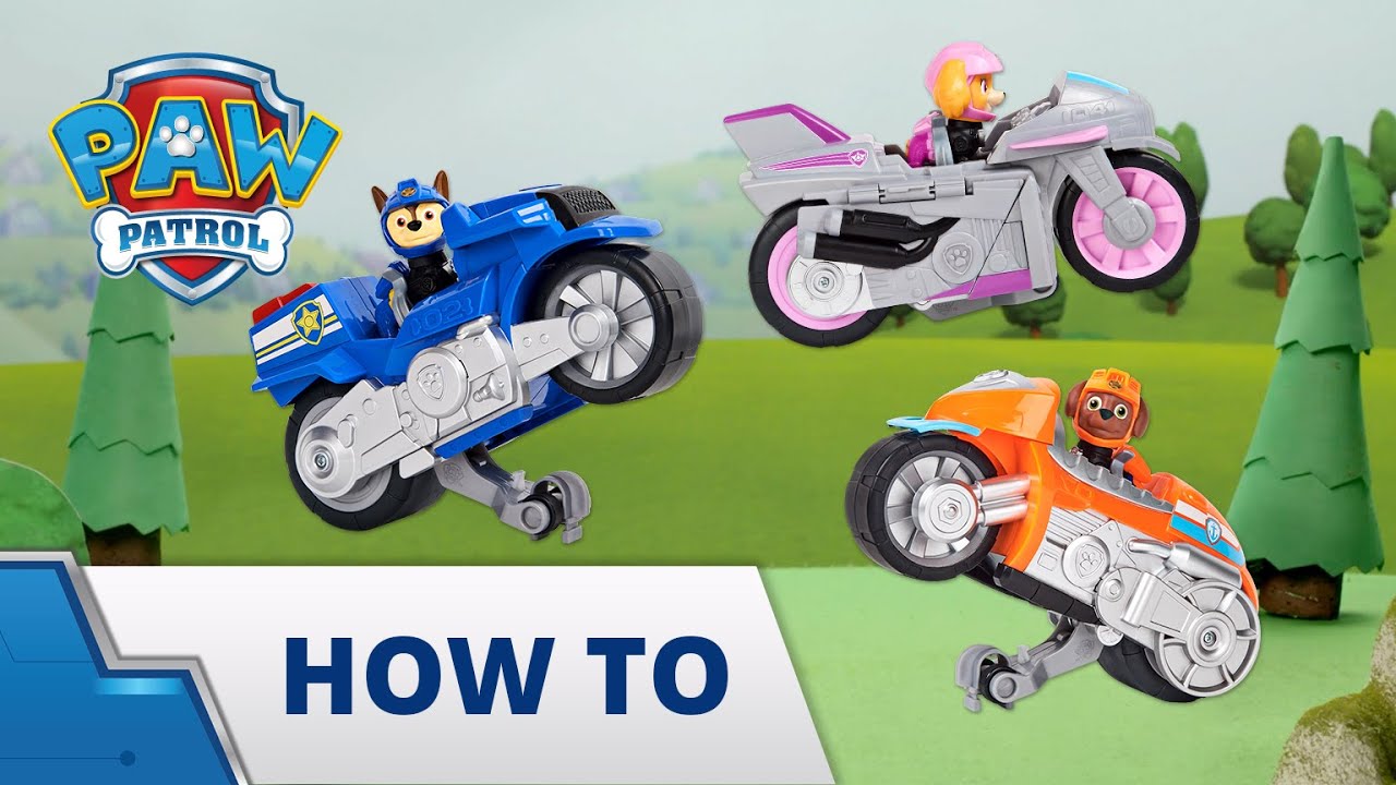 Watch video PAW Patrol Moto Pups Deluxe Vehicle How To! - PAW Patrol Official & Friends Now PAW Patrol Moto Pups Deluxe Vehicle How To! - PAW Patrol Official & Friends