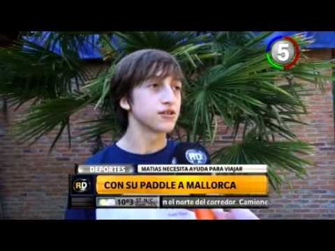CANAL 5 ROSARIO - ROSARIO DIRECTO -  CON SU PADDLE A MALLORCA