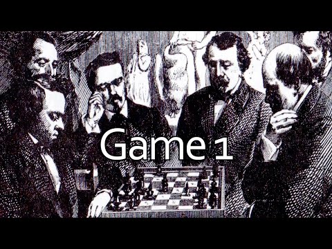 Morphy vs Anderssen game 1 / Unofficial chess champion match 1858