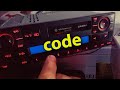 How to Insert CODE on VW Gamma Radio Tape Player (Volkswagen Golf, Passat, etc.)