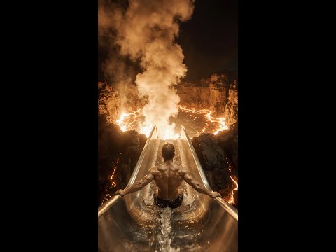 He Jumped Straight Into the Volcano! 🔥😱 (Unbelievable Moment)#LavaLegends #extremeaction