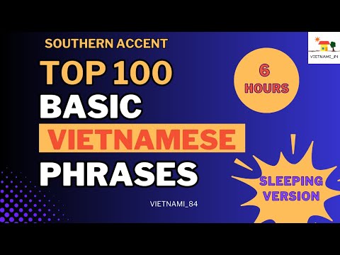 Learn Basic Vietnamese Phrases While Sleeping [Southern Accent]