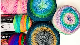 Herrschners Mill Ends. Value pack. Turkish Yarn. Red Heart Retro and Favorite. Lion Brand ombre