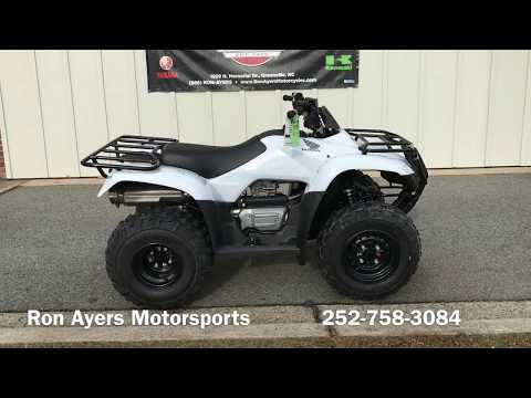 2018 Honda Recon electric shift (ES) Vapor White