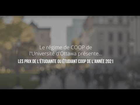 O prêmio do estudante(e) coop do ano 2021