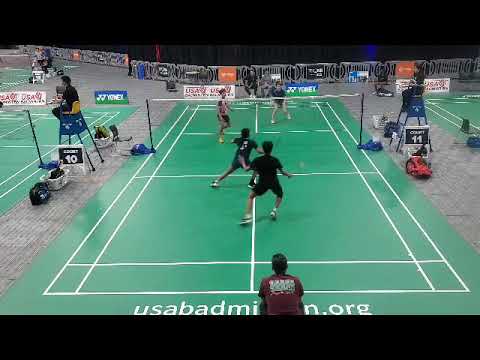 2023 JN U17 XD R1 YN Kameran vs Charvi Nishchith Game3