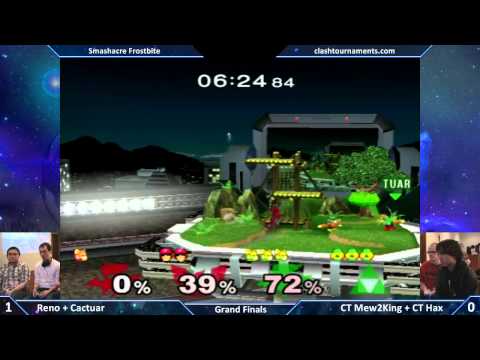 Smashacre Frostbite - CT Mew2King + CT Hax vs Reno + Cactuar - Grand Finals - SSBM