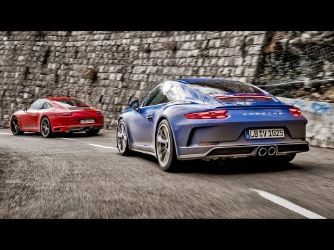 ポルシェ911カレラT vs ポルシェGT3ツーリング｜トップギア (Porsche 911 Carrera T vs Porsche GT3 Touring | Top Gear)