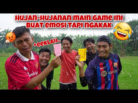 GAME KERTAS PINK KUNING PALING BUAT EMOSI DI TENGAH HUJAN