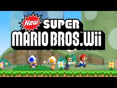 New Super Mario Bros. Wii - World 1 100% (All Star Coins)