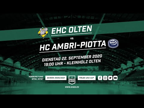 22.9.2020 EHC Olten - HC Ambri-Piotta (Highlights)