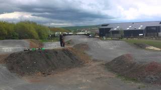 preview picture of video 'KM Baja jumping at Musselburgh BMX track 2'