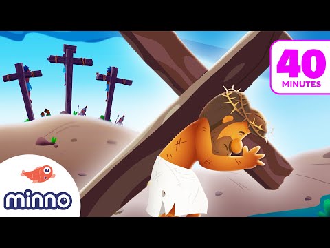 The Story of Jesus' Death for Kids (PLUS 7 More Cartoon Bible Stories for Kids)