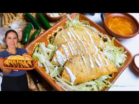 Tacos Crujientes "SIN FREIR" de Carne MOLIDA | Se te hará agua la boca