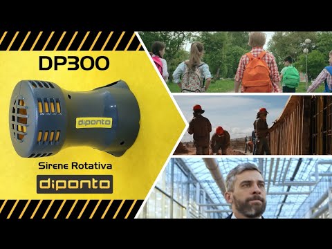 Sirene rotativa Diponto DP300 PortuguÃªs 2020 - YouTube