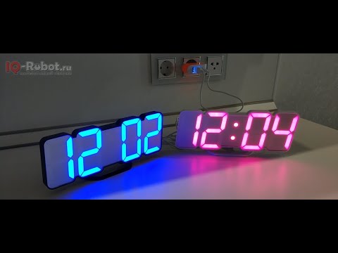 Светодиодные часы с крупными цифрами SLT-9001