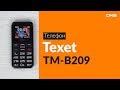 Мобильный телефон teXet TM-B209 черный - Видео