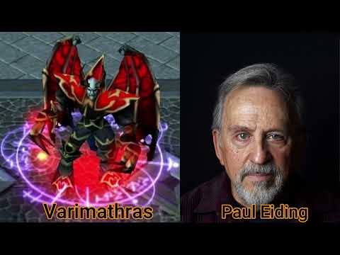 Character and Voice Actor -  Warcraft 3 Frozen Throne - Varimathras - Paul Eiding