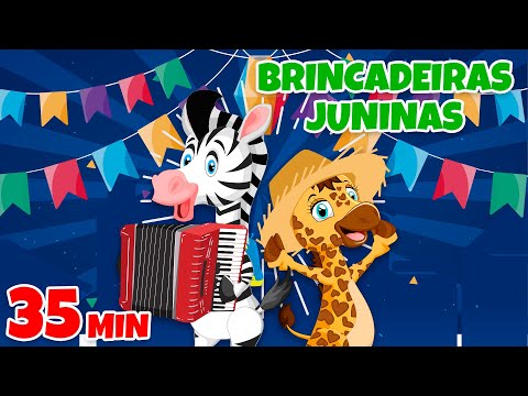 Brincadeiras Juninas - Giramille 35 min | Desenho Animado Musical